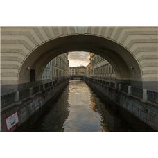Картина на холсте по фото Модульные картины Печать портретов на холсте Город мостов - Фотообои Современный город|Санкт-Петербург