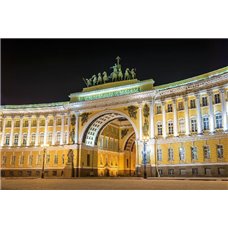 Картина на холсте по фото Модульные картины Печать портретов на холсте Дворцовая площадь - Фотообои Современный город|Санкт-Петербург