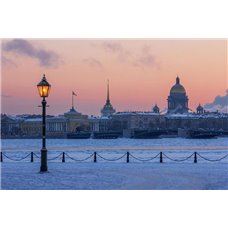 Картина на холсте по фото Модульные картины Печать портретов на холсте Ночной Питер - Фотообои Современный город|Санкт-Петербург