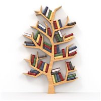 Портреты картины репродукции на заказ - Книжная полка - 3D фотообои|Стереоскопические обои