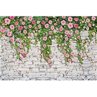 Вьющиеся цветы - 3D фотообои|3D цветы