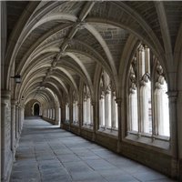 Портреты картины репродукции на заказ - Старый университет - Фотообои Расширяющие пространство