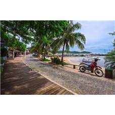 Картина на холсте по фото Модульные картины Печать портретов на холсте Остров - Фотообои Расширяющие пространство