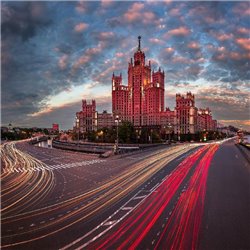 Котельническая набережная - Фотообои Современный город|Москва - Модульная картины, Репродукции, Декоративные панно, Декор стен