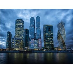 Современная Москва - Фотообои Современный город|Москва - Модульная картины, Репродукции, Декоративные панно, Декор стен