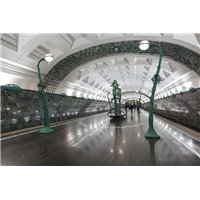 Московский метрополитен - Фотообои Современный город|Москва