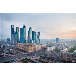 Москва - Фотообои Современный город|Москва - Модульная картины, Репродукции, Декоративные панно, Декор стен