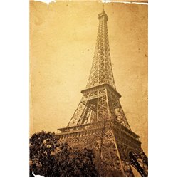 Эйфелева башня - Фотообои винтаж - Модульная картины, Репродукции, Декоративные панно, Декор стен
