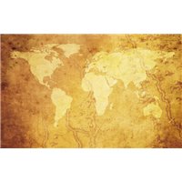 Портреты картины репродукции на заказ - Географическая карта - Фотообои винтаж