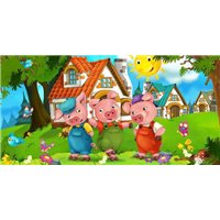 Три поросенка - Фотообои детские|сказочные