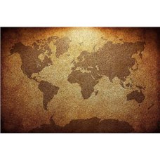 Картина на холсте по фото Модульные картины Печать портретов на холсте Карта на текстуре - Фотообои карта мира
