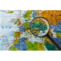 Портреты картины репродукции на заказ - Украина на карте - Фотообои карта мира