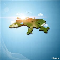 Картина на холсте по фото Модульные картины Печать портретов на холсте Украина - Фотообои карта мира