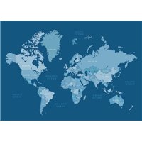 Портреты картины репродукции на заказ - Современные страны - Фотообои карта мира