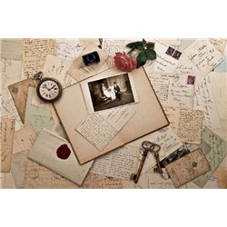 Винтаж - Черно-белые фотообои - Модульная картины, Репродукции, Декоративные панно, Декор стен