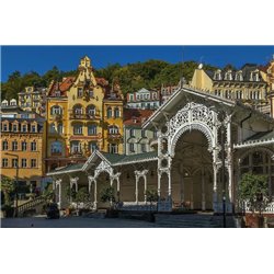 Центральная улица - Фотообои Старый город - Модульная картины, Репродукции, Декоративные панно, Декор стен