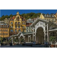 Портреты картины репродукции на заказ - Центральная улица - Фотообои Старый город