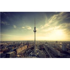Картина на холсте по фото Модульные картины Печать портретов на холсте Берлин - Фотообои Современный город