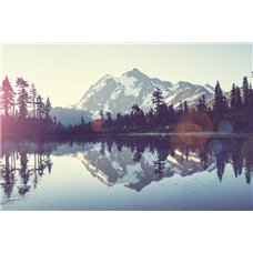 Картина на холсте по фото Модульные картины Печать портретов на холсте Горный пейзаж - Фотообои Расширяющие пространство