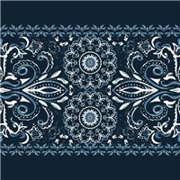 Синий фон - Фотообои Этнический стиль