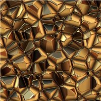 Портреты картины репродукции на заказ - Золотые слитки - 3D фотообои