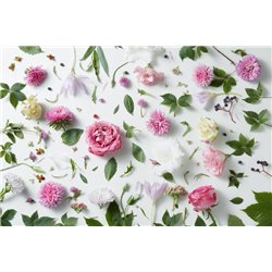 Паттерн живые цветы - Фотообои цветы - Модульная картины, Репродукции, Декоративные панно, Декор стен