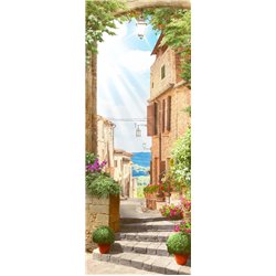 Старая улица - Фотообои Фрески - Модульная картины, Репродукции, Декоративные панно, Декор стен