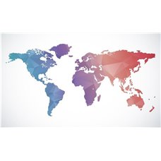 Картина на холсте по фото Модульные картины Печать портретов на холсте Карта мира - Фотообои Арт
