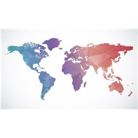 Портреты картины репродукции на заказ - Карта мира - Фотообои Арт