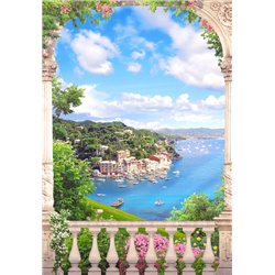 Вид с террасы - Фотообои Фрески|Фрески на кухню - Модульная картины, Репродукции, Декоративные панно, Декор стен