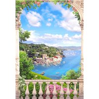 Вид с террасы - Фотообои Фрески|Фрески на кухню