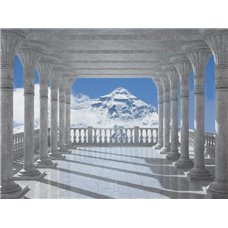 Картина на холсте по фото Модульные картины Печать портретов на холсте Колонны - Фотообои Расширяющие пространство