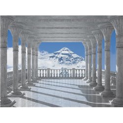 Колонны - Фотообои Расширяющие пространство - Модульная картины, Репродукции, Декоративные панно, Декор стен