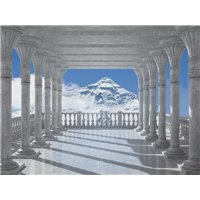 Портреты картины репродукции на заказ - Колонны - Фотообои Расширяющие пространство