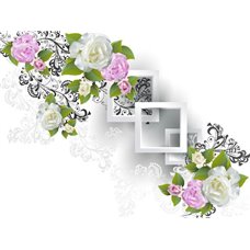 Картина на холсте по фото Модульные картины Печать портретов на холсте Нежность и четкость - 3D фотообои