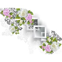 Портреты картины репродукции на заказ - Нежность и четкость - 3D фотообои