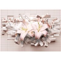 Портреты картины репродукции на заказ - Сила нежности - 3D фотообои