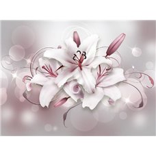 Картина на холсте по фото Модульные картины Печать портретов на холсте Лилии - 3D фотообои
