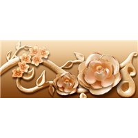 Портреты картины репродукции на заказ - Цветы на ветке - 3D фотообои