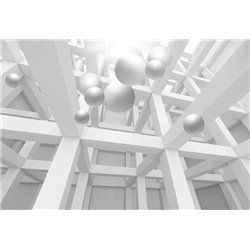 Контраст форм - 3D фотообои - Модульная картины, Репродукции, Декоративные панно, Декор стен
