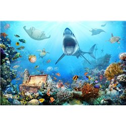 Подводные сокровища - Фотообои детские - Модульная картины, Репродукции, Декоративные панно, Декор стен