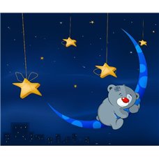 Картина на холсте по фото Модульные картины Печать портретов на холсте Сладких снов - Фотообои детские