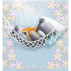 Мишка Тедди с книжкой - Фотообои детские - Модульная картины, Репродукции, Декоративные панно, Декор стен