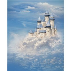 Замок в облаках - Фотообои детские - Модульная картины, Репродукции, Декоративные панно, Декор стен