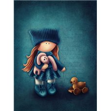 Картина на холсте по фото Модульные картины Печать портретов на холсте Любимые игрушки - Фотообои детские