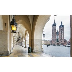 Площадь в Кракове - Фотообои Старый город - Модульная картины, Репродукции, Декоративные панно, Декор стен
