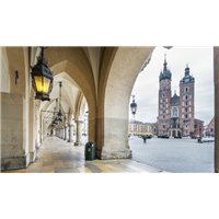 Портреты картины репродукции на заказ - Площадь в Кракове - Фотообои Старый город