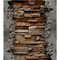 Портреты картины репродукции на заказ - Кирпичная декоративная стена - 3D фотообои