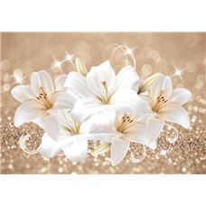 Картина на холсте по фото Модульные картины Печать портретов на холсте Цветы на песке - 3D фотообои|3D цветы