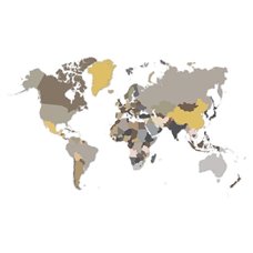 Картина на холсте по фото Модульные картины Печать портретов на холсте Пустой кусочек карты - Фотообои карта мира